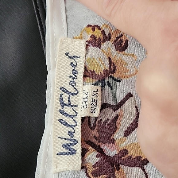 SHEER floral print open front kimono size XL - Picture 4 of 4